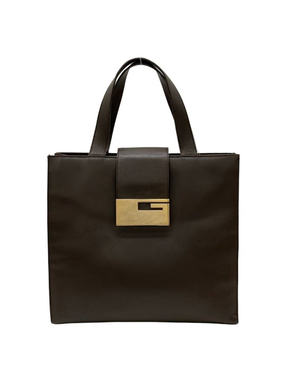 Gucci Handbag Dark Brown Leather